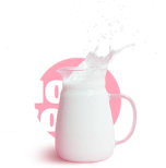 milk in jug